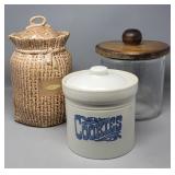 McCoy Brown Burlap Sack Cookie Jar #158 11.5" &