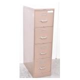 Steel Case 4 Drawer File Cabinet