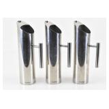 (3) VonShef Restaurantware SS Water Pitchers