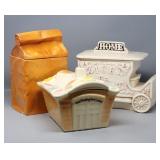 Treasure Craft Ice Wagon Cookie Jar 8.5" &