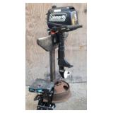2016 Coleman 5HP Outboard Motor + Platform