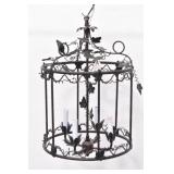 Grape Motif Metal Art Chandelier