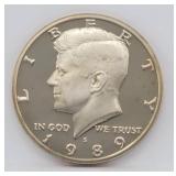 1989-S Kennedy Half Dollar - Cameo Proof