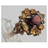 .925 & Citrine Ring - 5.2 gtw