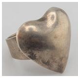 Sized .925 Heart Ring TW Mexico - 7.8 g