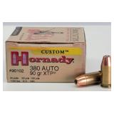 (25rd) .380 ACP XTP HP HORNADY Ammo