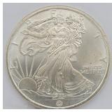 One Troy Oz .999 Fine Silver Round Walking Liberty