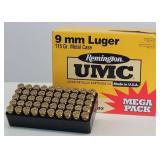 (250rd) 9mm Luger FMJ REMINGTON Ammo
