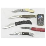 (5) Pocket Knives &  Lighter...
