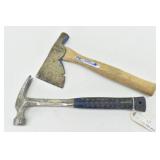 Estwing Straight Claw Hammer, Vaughan Hatchet