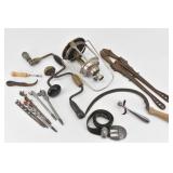 Vintage Tools: Braces, Bolt Cutters, Primus...