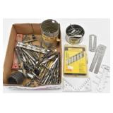 Drill Bits, Drivers, Gauge Templates and More