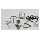 Various Metal Brain Teaser Puzzles