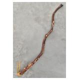 Unique Walking Stick / Cane Twisted Wood