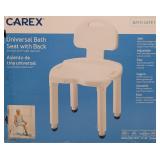 Carmex Universal Bath Seat w/ Back
