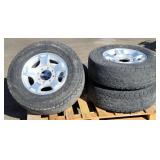 (4) Toyo 18' A/T Open Country Tires on Ford Rims