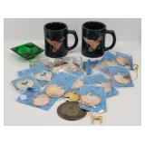 Llama Lover's Lot + Frankoma Wood Duck Mugs ...