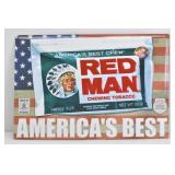 Red Man Chewing Tobacco America's Best  Metal Sign