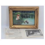 MORNING DISCOVERY by Zolan Miniature Lithograph