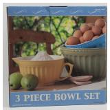 (3pcSet) Melamine Bowls Batter, Large & Med. NIB