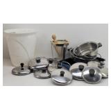 Roasting Pan, Metal Cone Sieve & Pestle, Pot ...