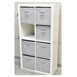 Storage Cube Organizer & 7 Fabric Bins