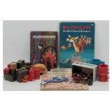 Vintage Toys & Collectibles: Wood Blocks, Rings...