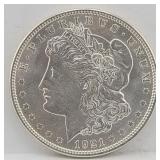 1921-P Morgan Silver Dollar - AU