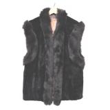 Real Fur Vest - Dyed Beaver & Fox*