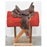 1900s High-Back Western Saddle