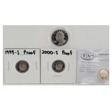 90% Silver Quarter, (1) 90% Silver Dime, PLUS