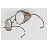 Vintage Driving Safety Goggles w/ Mesh Louvers