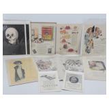 (2) All Is Vanity Prints by C.A. Gilbert, PLUS