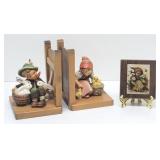 Goebel Hummel PLAYMATES / CHICK GIRL Bookends...