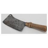 Late 1800's Best Forged Steel  Meat Cleaver