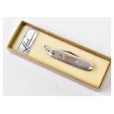 Lunt Sterling Rhodium Finish Pocket Knife 1.5' L