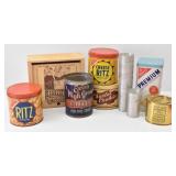 Vintage Food Advertising Tins, Aluminum Tumblers..