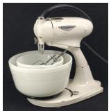 Hamilton Beach Model G 1940's White Stand Mixer