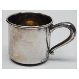 WEB Sterling Silver 'JON' Baby Cup 41.4g