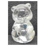 Fenton Glass December Birthday Bear