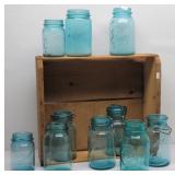 Antique Ball Fruit Jars &  Vintage Fruit Box