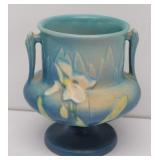 Roseville Blue Iris Vase, Introduced 1939
