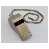 Gloria Japan Police Whistle w/ Chain