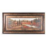 MANTELLA Print by Sambataro of Tuscany Landscape