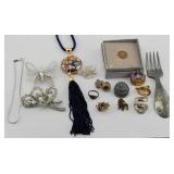 Necklace, Bracelet, Brooches, Baby Fork, more