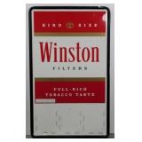 Large Winston Filtered Cigarettes Metal Display