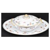 Noritake Dresdina Platter & Covered Casserole Dish