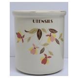 Rare 1995 Hall Autumn Leaf Utensil Holder