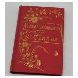 1887 Maxims and Counsels of Saint Teresa