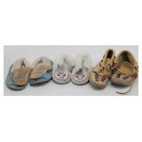 (3 pr) Small Moccasins
